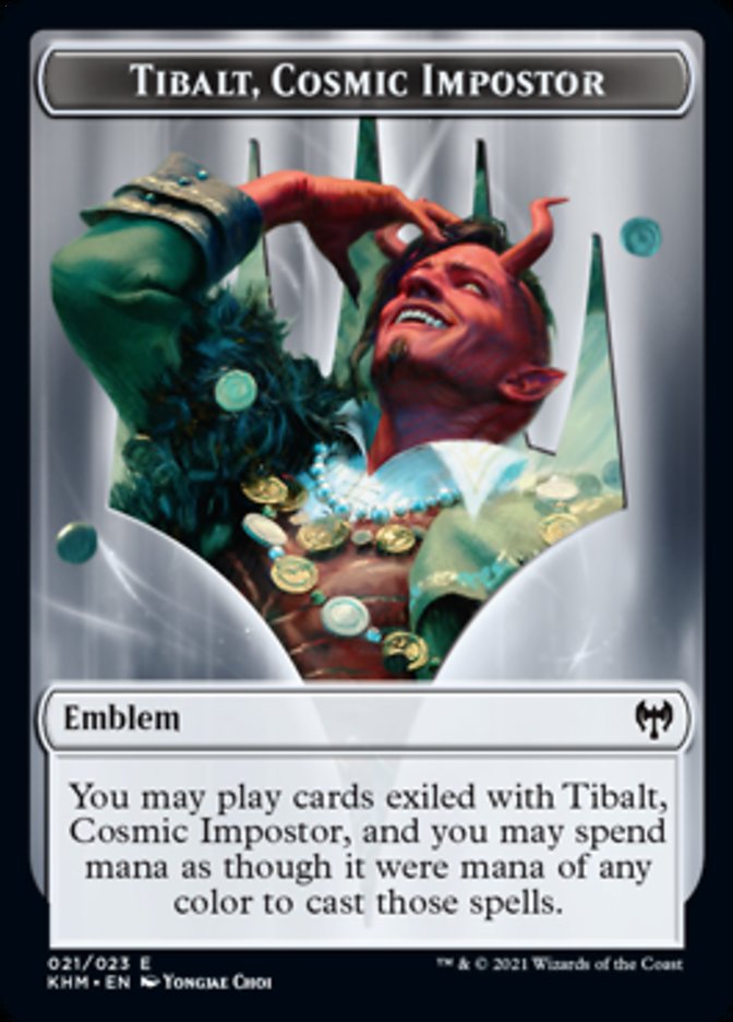 Tibalt, Cosmic Impostor Emblem [Kaldheim Tokens] | Eastridge Sports Cards & Games