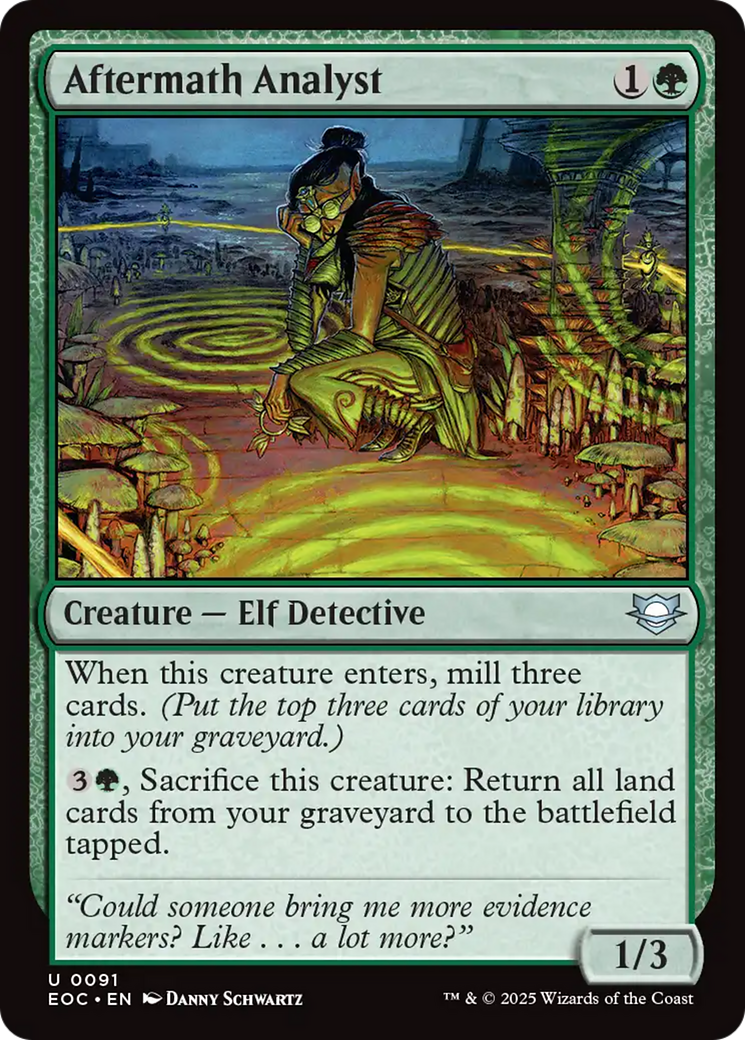 Aftermath Analyst [Edge of Eternities Commander] | Eastridge Sports Cards & Games