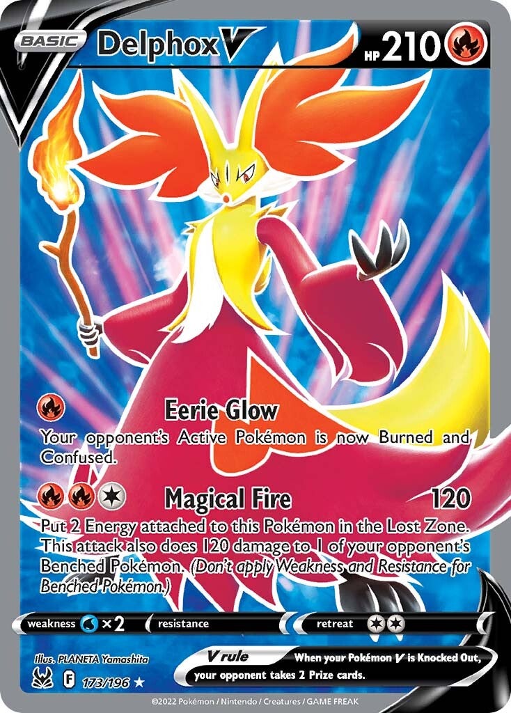 Delphox V (173/196) [Sword & Shield: Lost Origin] | Eastridge Sports Cards & Games