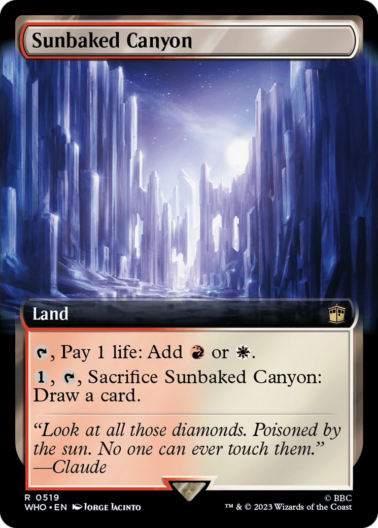 Sunbaked Canyon (Extended Art) [Doctor Who] | Eastridge Sports Cards & Games