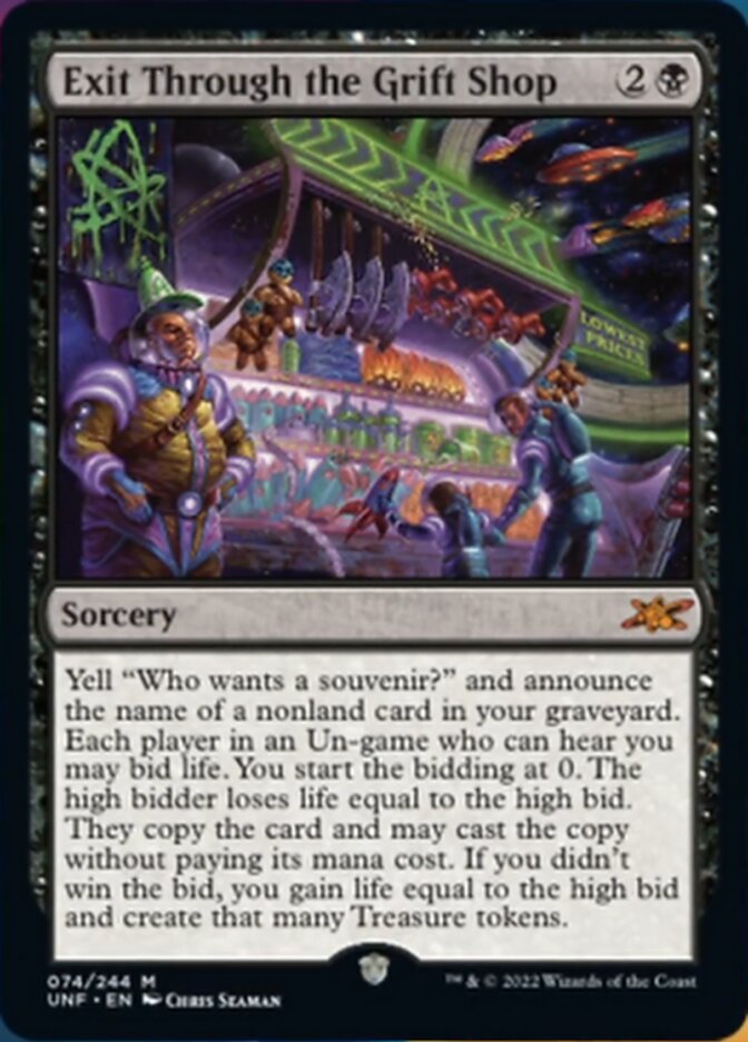 Exit Through the Grift Shop [Unfinity] | Eastridge Sports Cards & Games