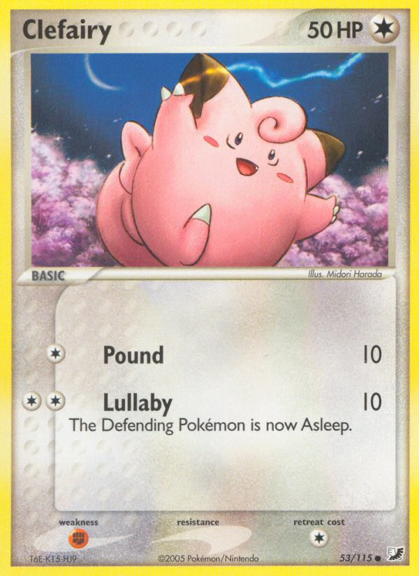 Clefairy (53/115) [EX: Unseen Forces] | Eastridge Sports Cards & Games