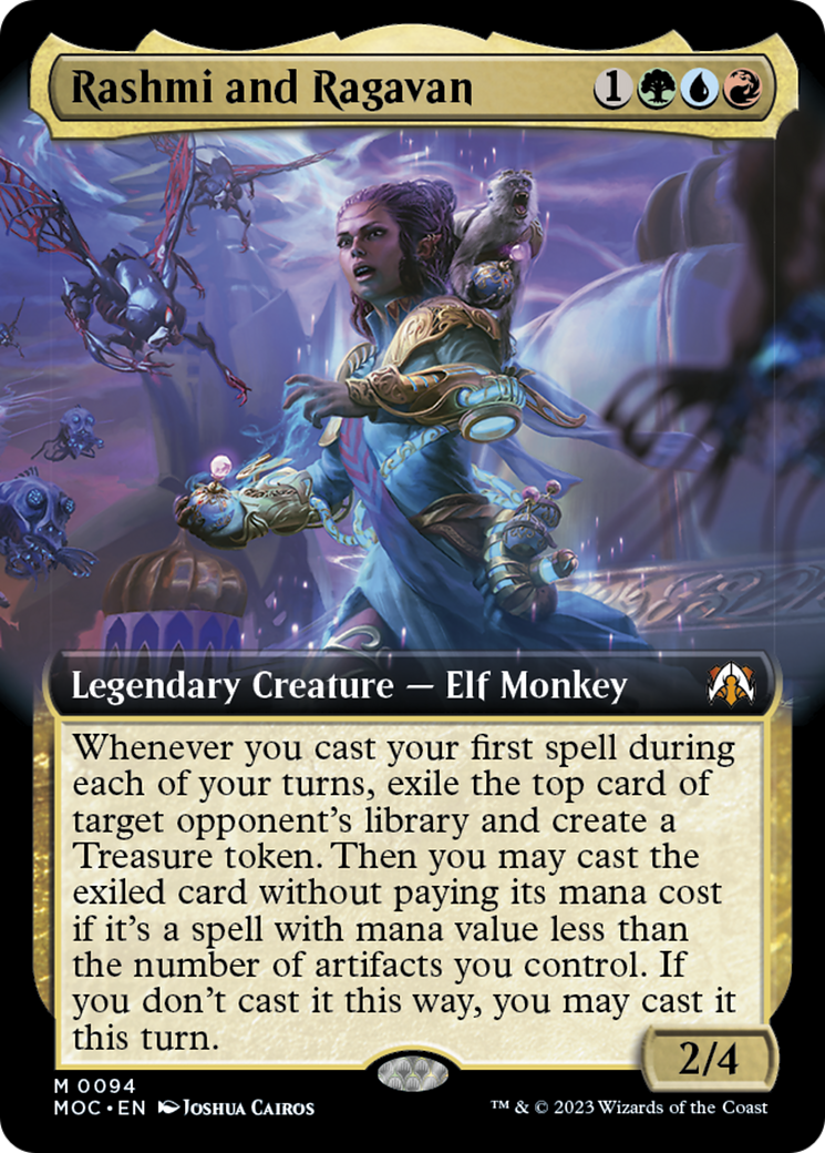 Rashmi and Ragavan (Extended Art) [March of the Machine Commander] | Eastridge Sports Cards & Games
