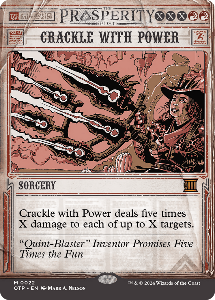 Crackle with Power [Outlaws of Thunder Junction: Breaking News] | Eastridge Sports Cards & Games