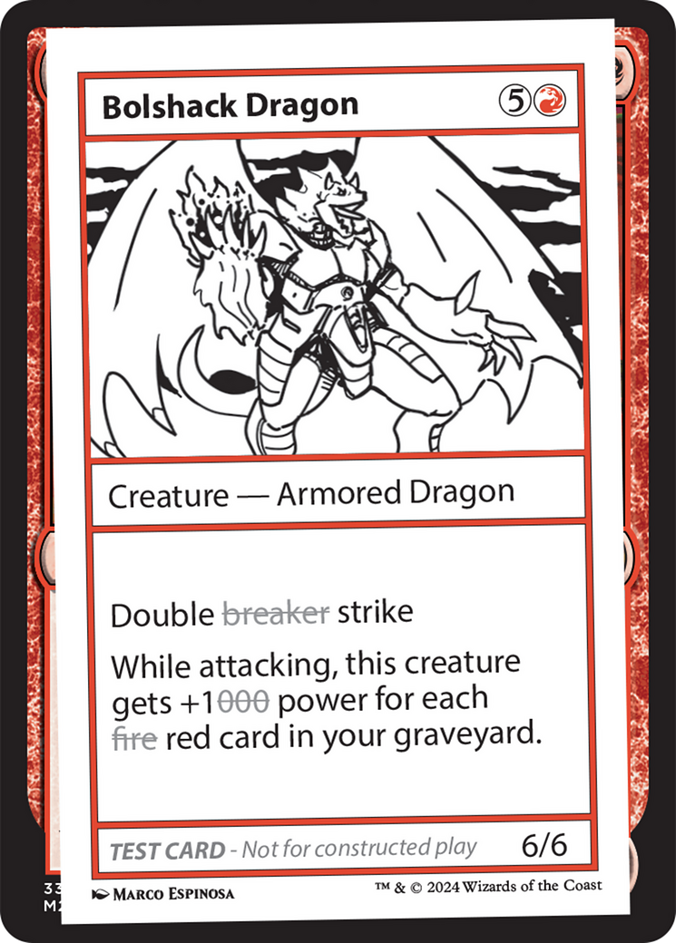 Bolshack Dragon [Mystery Booster 2 Playtest Cards] | Eastridge Sports Cards & Games