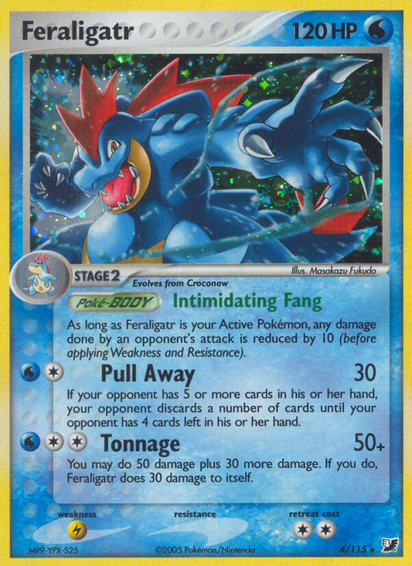 Feraligatr (4/115) [EX: Unseen Forces] | Eastridge Sports Cards & Games