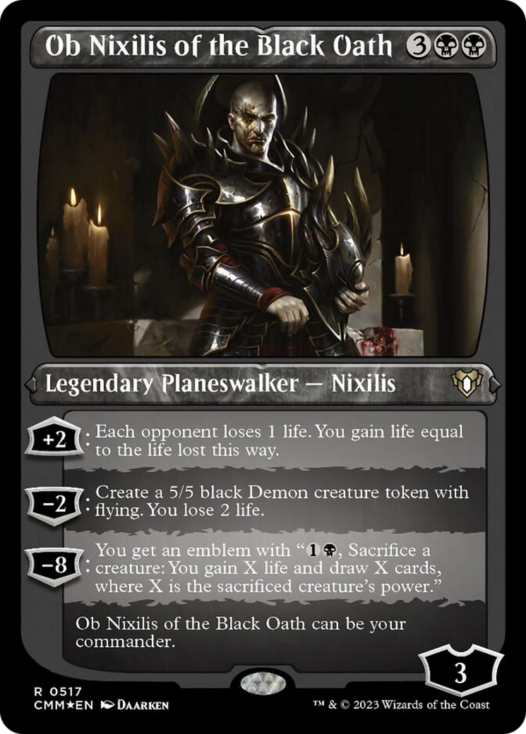 Ob Nixilis of the Black Oath (Foil Etched) [Commander Masters] | Eastridge Sports Cards & Games