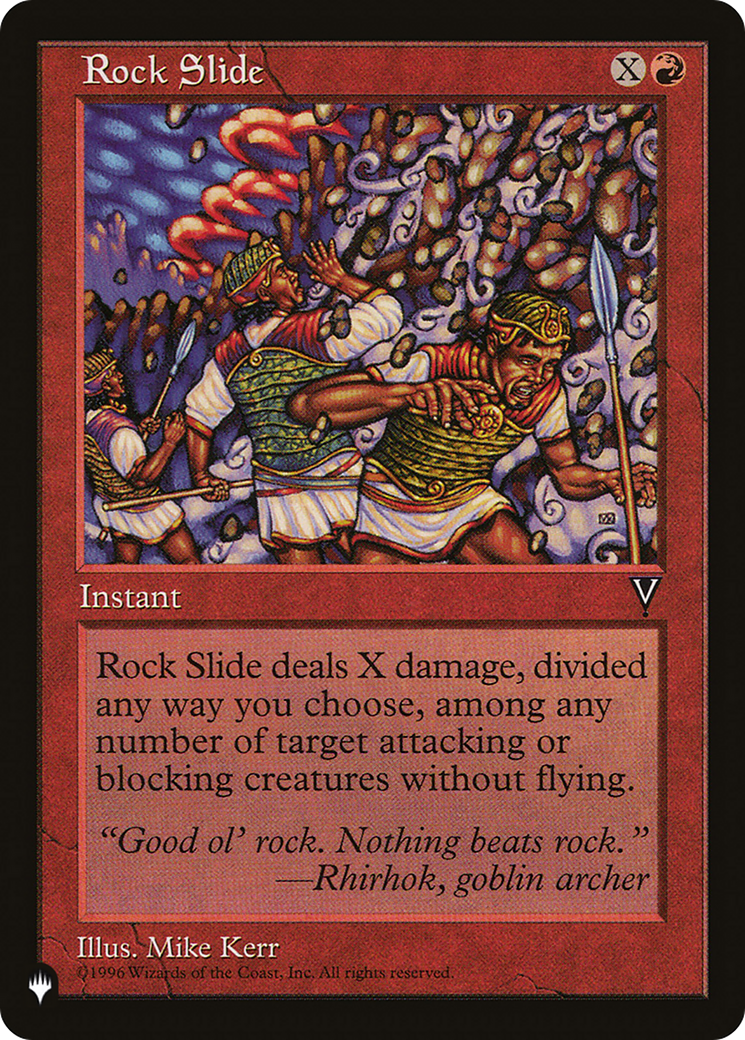 Rock Slide [The List] | Eastridge Sports Cards & Games