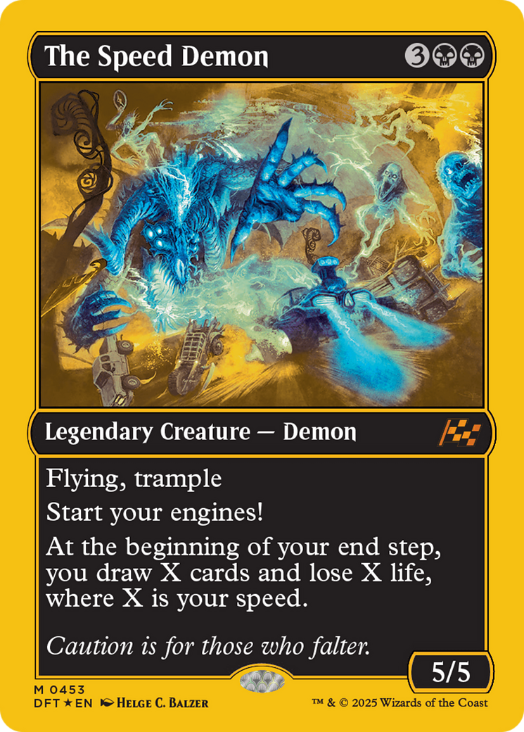 The Speed Demon (First-Place Foil) [Aetherdrift] | Eastridge Sports Cards & Games