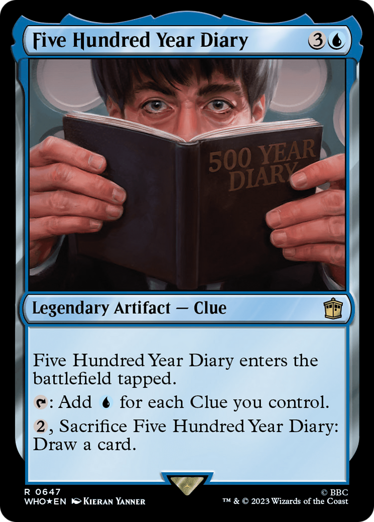 Five Hundred Year Diary (Surge Foil) [Doctor Who] | Eastridge Sports Cards & Games