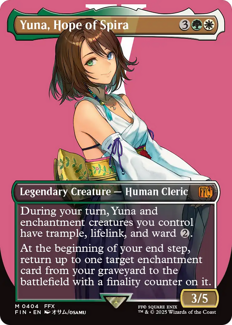 Yuna, Hope of Spira (Borderless) [FINAL FANTASY] | Eastridge Sports Cards & Games