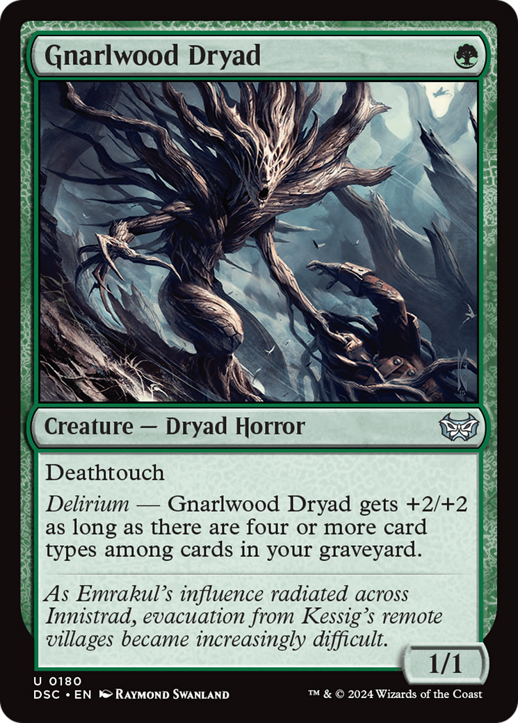 Gnarlwood Dryad [Duskmourn: House of Horror Commander] | Eastridge Sports Cards & Games