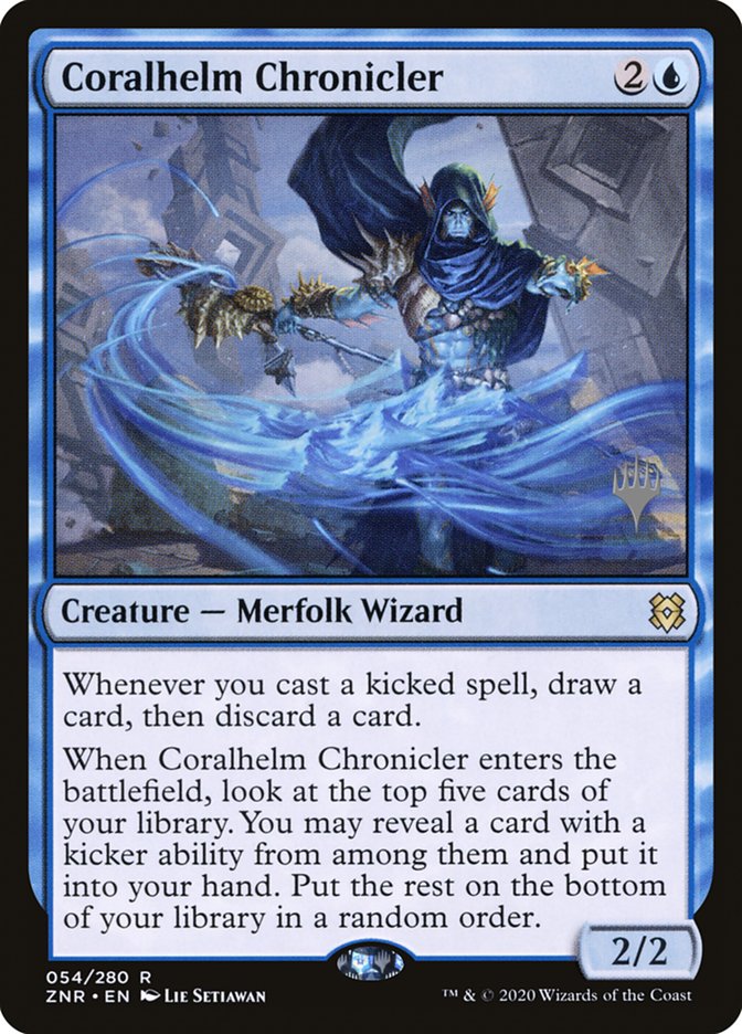 Coralhelm Chronicler (Promo Pack) [Zendikar Rising Promos] | Eastridge Sports Cards & Games