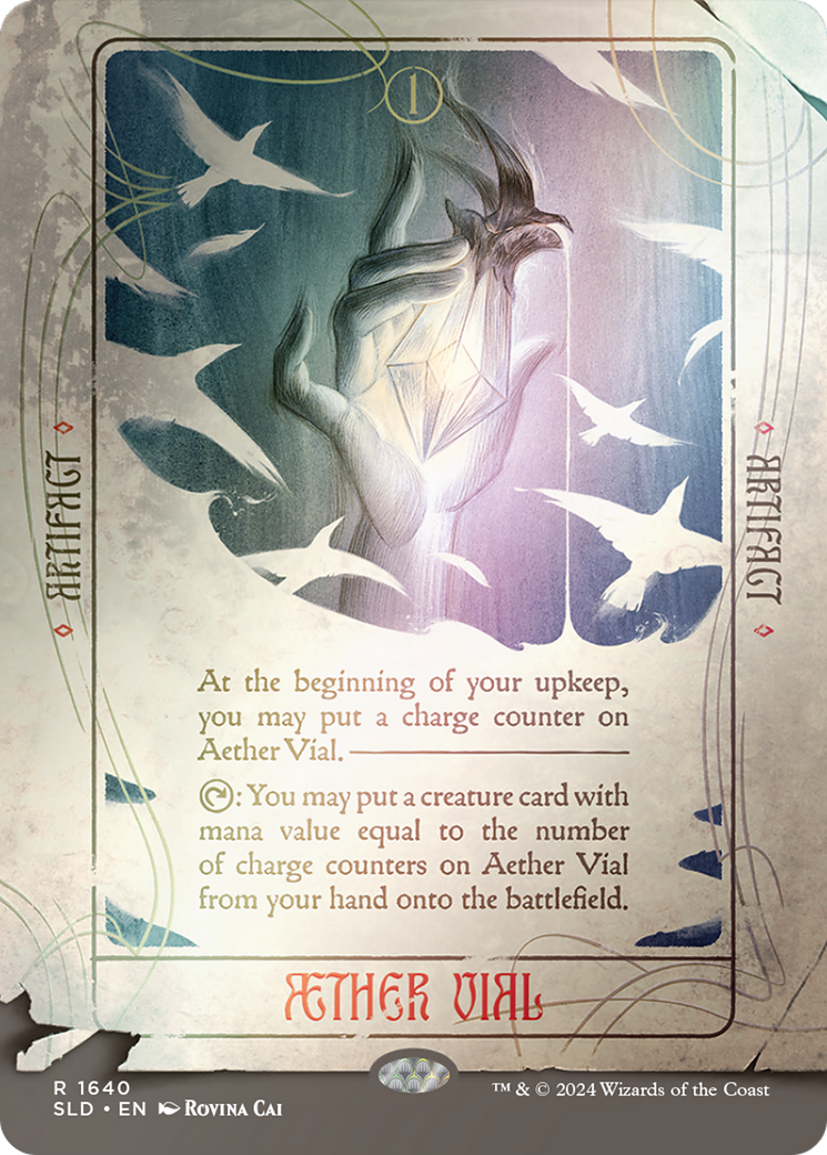 Aether Vial (Rainbow Foil) [Secret Lair Drop Series] | Eastridge Sports Cards & Games