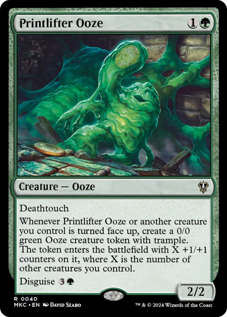 Printlifter Ooze [Murders at Karlov Manor Commander] | Eastridge Sports Cards & Games