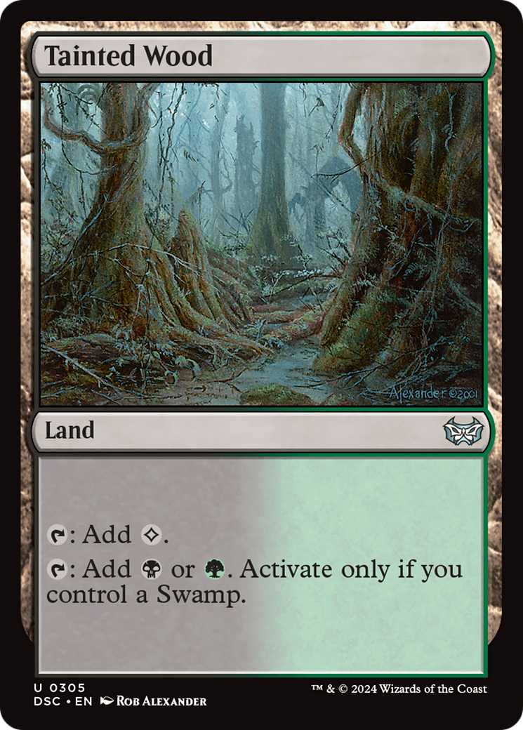 Tainted Wood [Duskmourn: House of Horror Commander] | Eastridge Sports Cards & Games