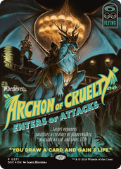 Archon of Cruelty (Showcase) [Duskmourn: House of Horror Commander] | Eastridge Sports Cards & Games