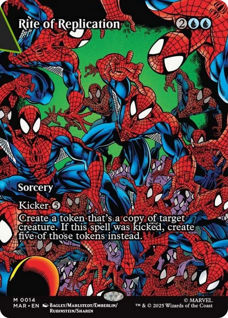 Rite of Replication (Borderless) [Marvel's Spider-Man: Eternal-Legal] | Eastridge Sports Cards & Games