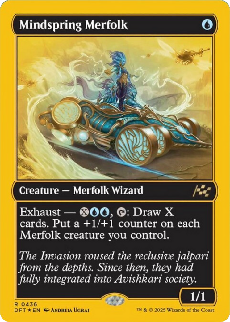 Mindspring Merfolk (First-Place Foil) [Aetherdrift] | Eastridge Sports Cards & Games