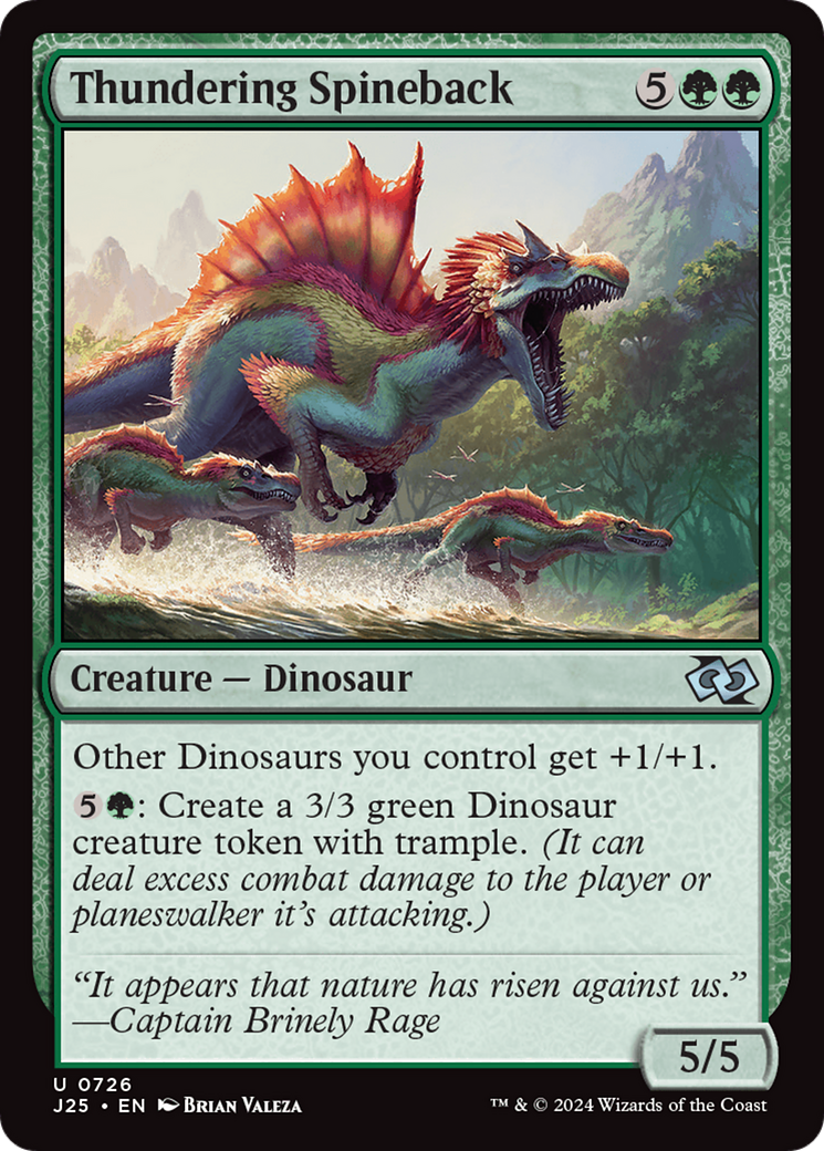 Thundering Spineback [Foundations Jumpstart] | Eastridge Sports Cards & Games