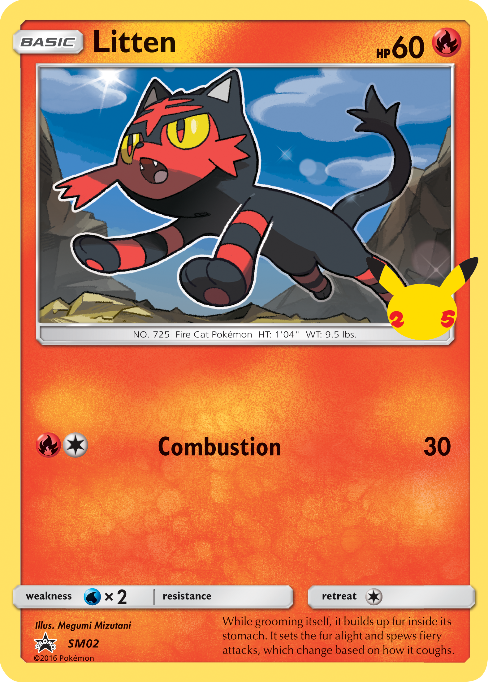 Litten (SM02) (Jumbo Card) [First Partner Pack] | Eastridge Sports Cards & Games