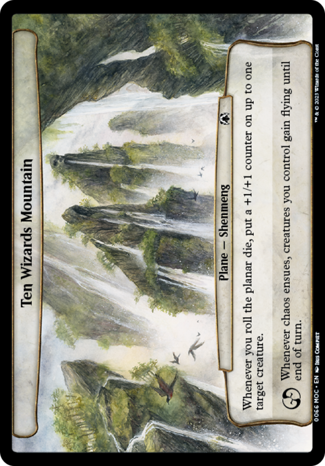 Ten Wizards Mountain [March of the Machine Commander] | Eastridge Sports Cards & Games