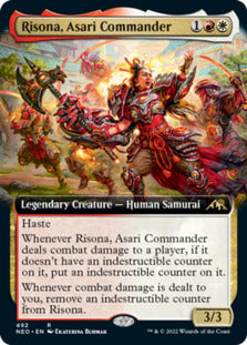 Risona, Asari Commander (Extended Art) [Kamigawa: Neon Dynasty] | Eastridge Sports Cards & Games