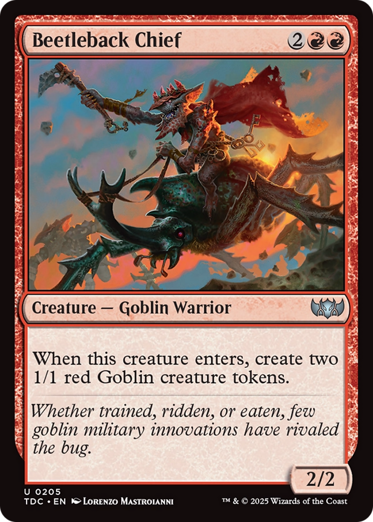 Beetleback Chief [Tarkir: Dragonstorm Commander] | Eastridge Sports Cards & Games