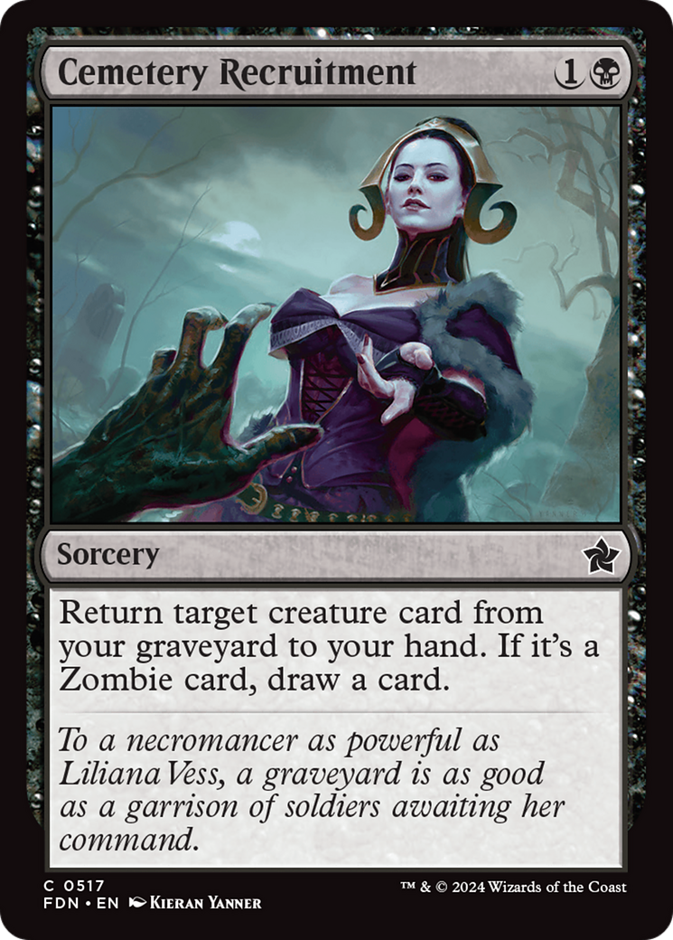 Cemetery Recruitment [Foundations] | Eastridge Sports Cards & Games