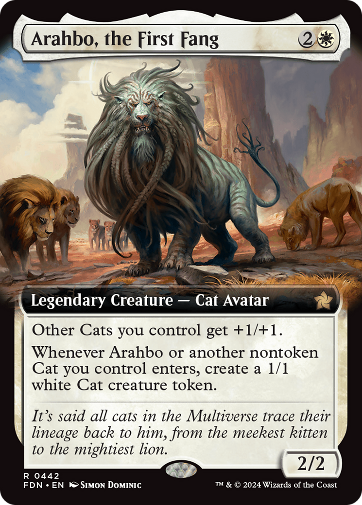 Arahbo, the First Fang (Extended Art) [Foundations] | Eastridge Sports Cards & Games