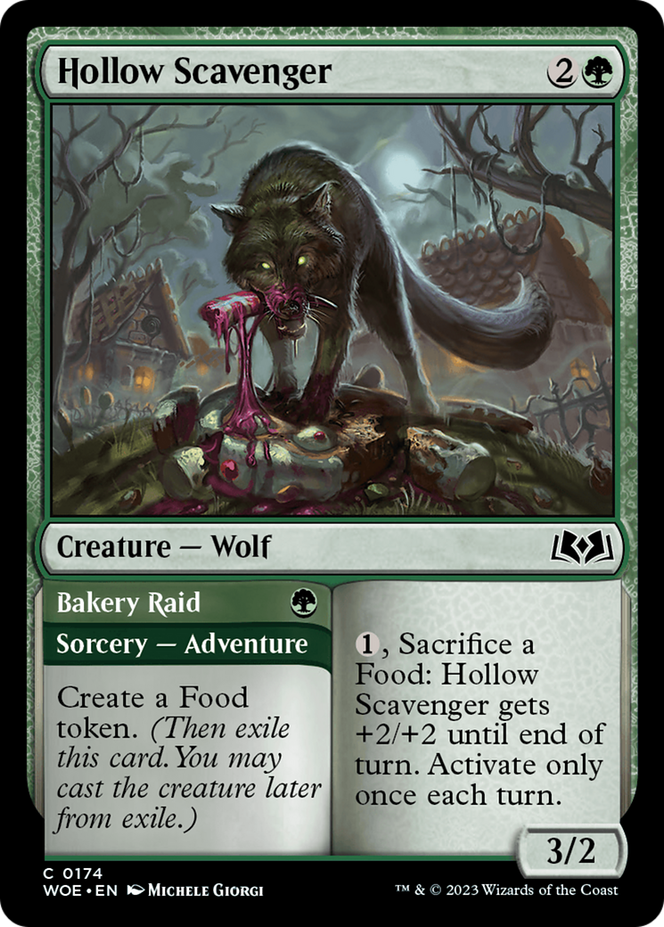 Hollow Scavenger // Bakery Raid [Wilds of Eldraine] | Eastridge Sports Cards & Games