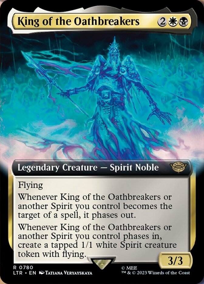 King of the Oathbreakers (Extended Art) (Surge Foil) [The Lord of the Rings: Tales of Middle-Earth] | Eastridge Sports Cards & Games