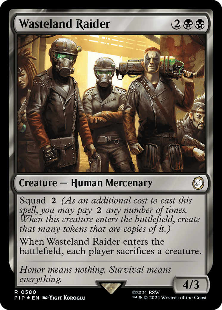 Wasteland Raider (Surge Foil) [Fallout] | Eastridge Sports Cards & Games