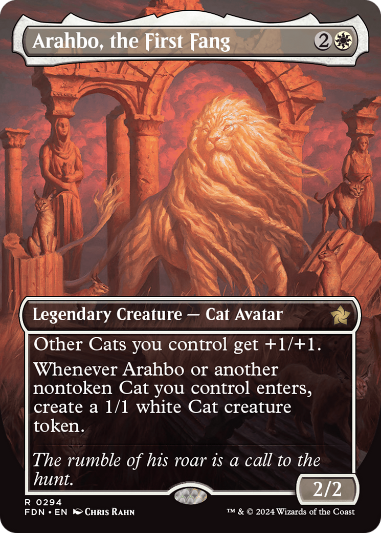 Arahbo, the First Fang (Borderless) [Foundations] | Eastridge Sports Cards & Games