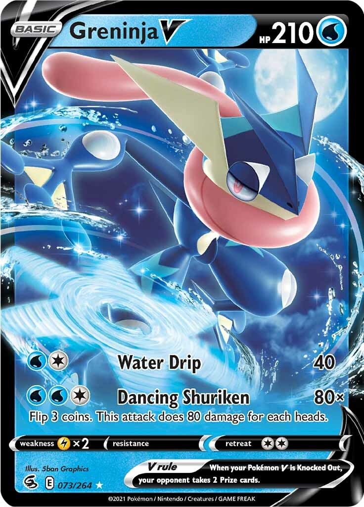 Greninja V (073/264) [Sword & Shield: Fusion Strike] | Eastridge Sports Cards & Games