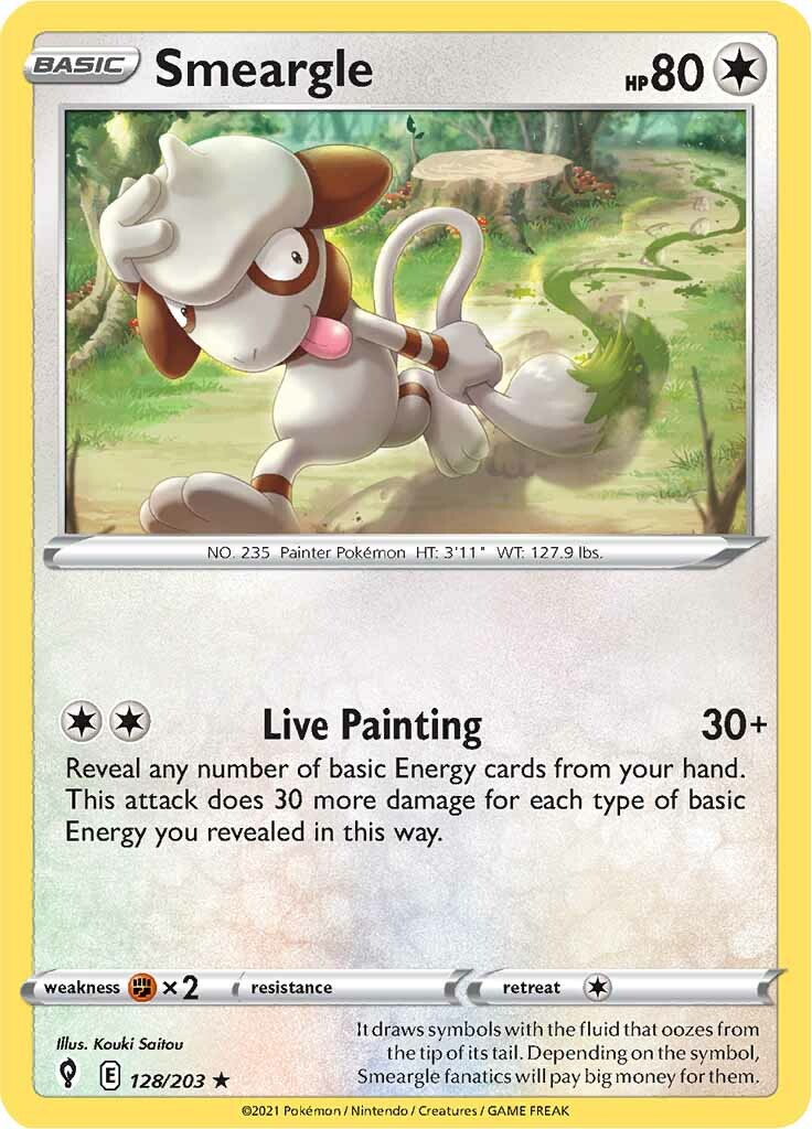 Smeargle (128/203) [Sword & Shield: Evolving Skies] | Eastridge Sports Cards & Games