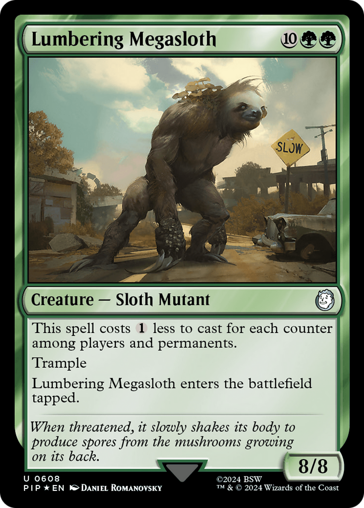 Lumbering Megasloth (Surge Foil) [Fallout] | Eastridge Sports Cards & Games