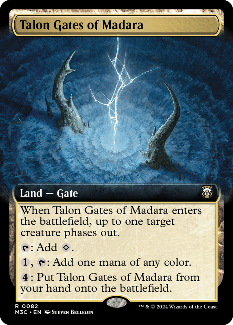 Talon Gates of Madara (Extended Art) (Ripple Foil) [Modern Horizons 3 Commander] | Eastridge Sports Cards & Games