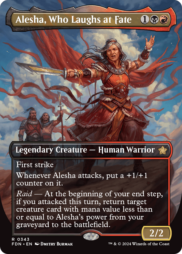 Alesha, Who Laughs at Fate (Borderless) [Foundations] | Eastridge Sports Cards & Games