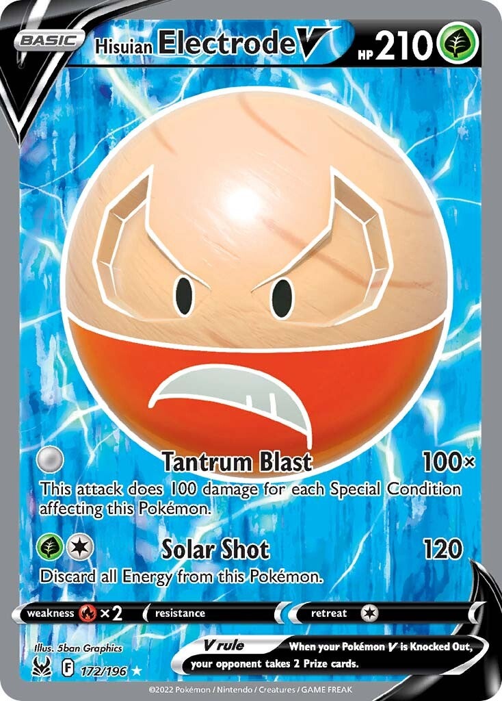 Hisuian Electrode V (172/196) [Sword & Shield: Lost Origin] | Eastridge Sports Cards & Games