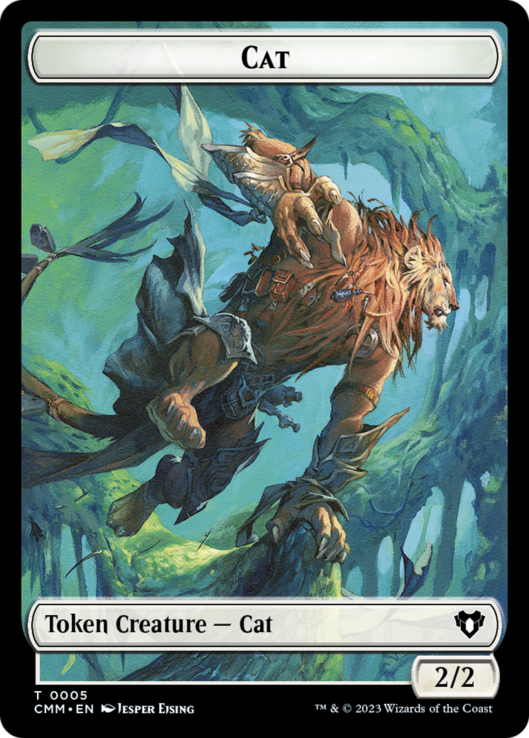 Clue // Cat (0005) Double-Sided Token [Commander Masters Tokens] | Eastridge Sports Cards & Games