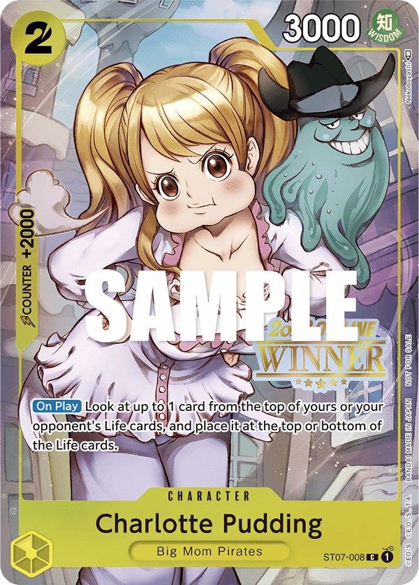 Charlotte Pudding (Offline Regional 2023) [Winner] [One Piece Promotion Cards] | Eastridge Sports Cards & Games