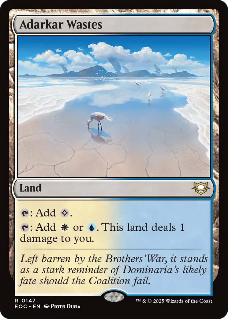 Adarkar Wastes [Edge of Eternities Commander] | Eastridge Sports Cards & Games