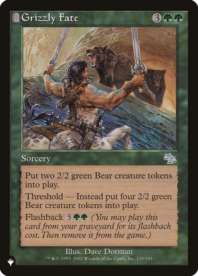 Grizzly Fate [The List] | Eastridge Sports Cards & Games