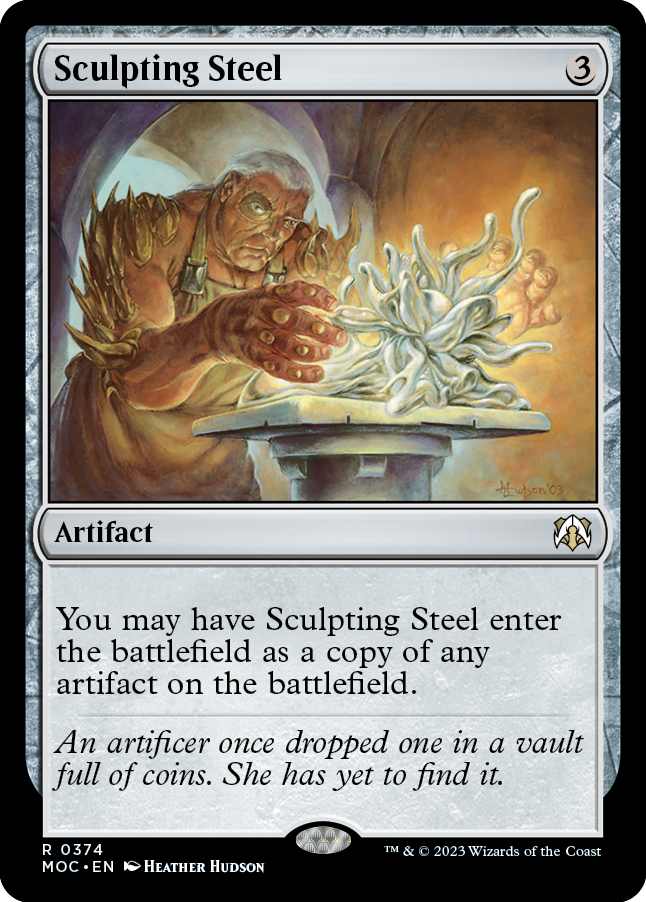 Sculpting Steel [March of the Machine Commander] | Eastridge Sports Cards & Games