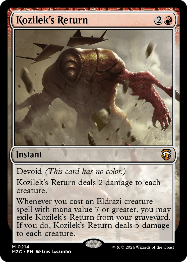 Kozilek's Return (Ripple Foil) [Modern Horizons 3 Commander] | Eastridge Sports Cards & Games