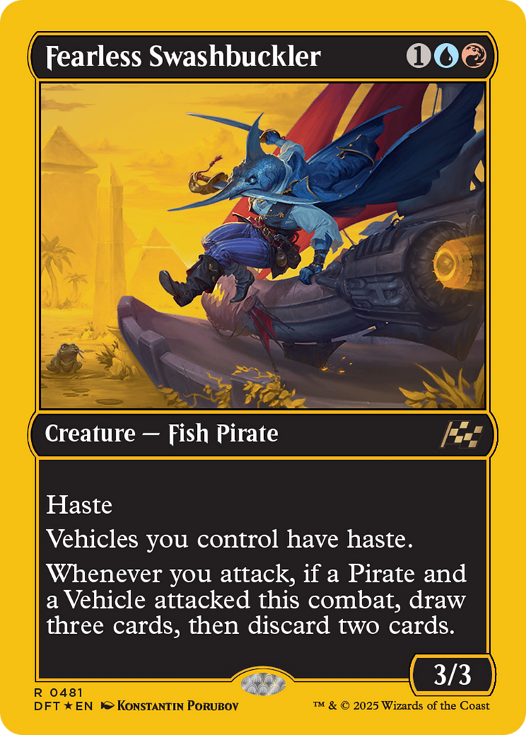 Fearless Swashbuckler (First-Place Foil) [Aetherdrift] | Eastridge Sports Cards & Games