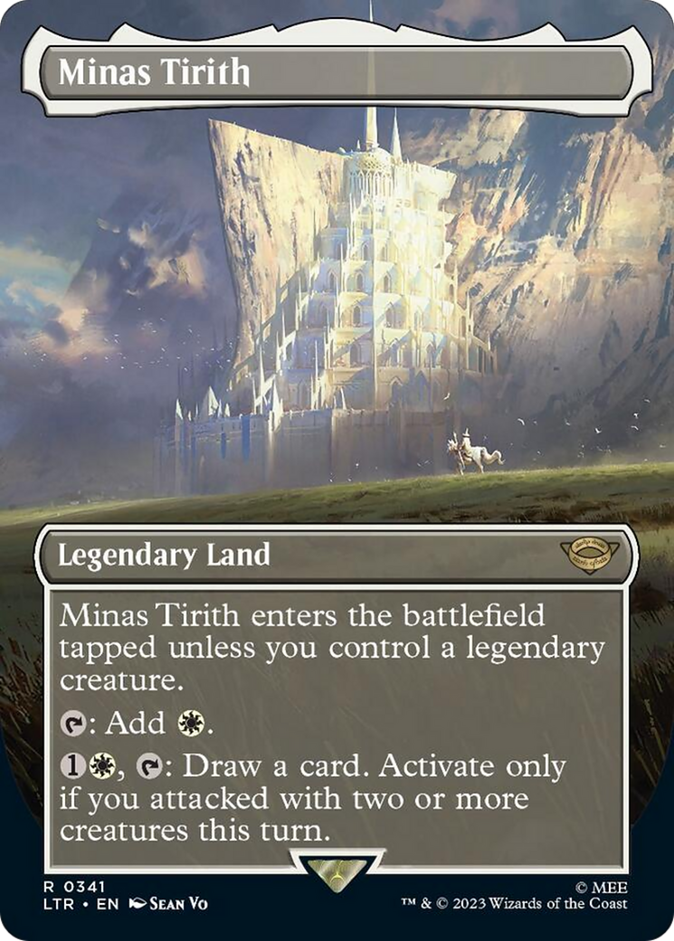 Minas Tirith (Borderless Alternate Art) (341) [The Lord of the Rings: Tales of Middle-Earth] | Eastridge Sports Cards & Games
