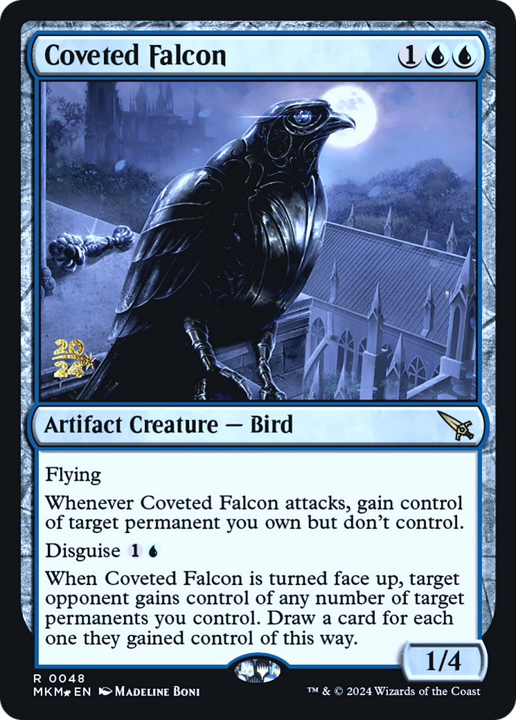 Coveted Falcon [Murders at Karlov Manor Prerelease Promos] | Eastridge Sports Cards & Games