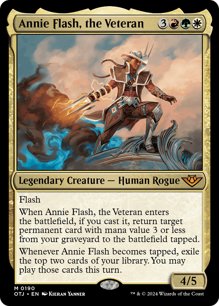 Annie Flash, the Veteran [Outlaws of Thunder Junction] | Eastridge Sports Cards & Games